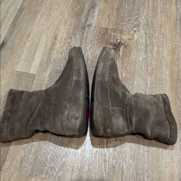 Fitflop Size 8 Women's Ankle Boots in Taupe Leather - Picture 7 of 13